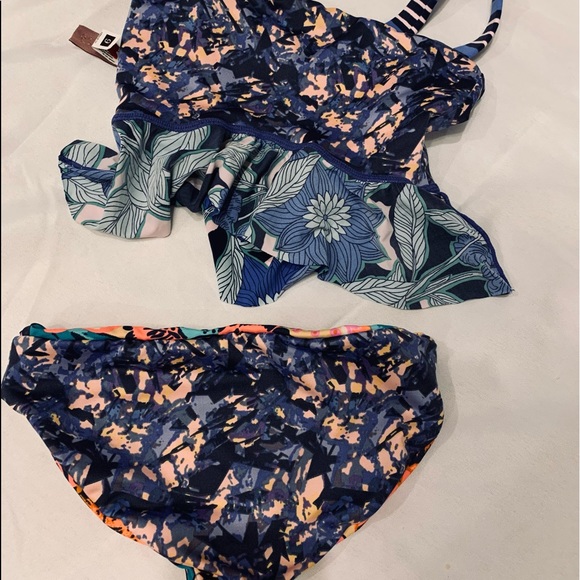 👙 MAAJI Girls Ruffle Tankini Bikini Swimsuit 👙 size 6 - Picture 11 of 14